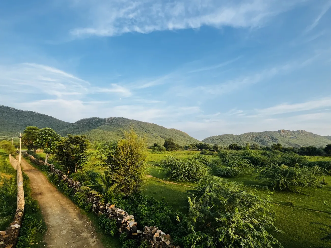 Landscape near the Sariska retreat